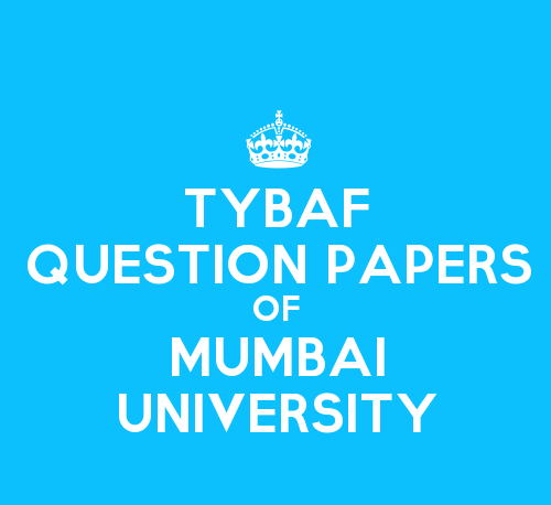 TYBAF Question paper